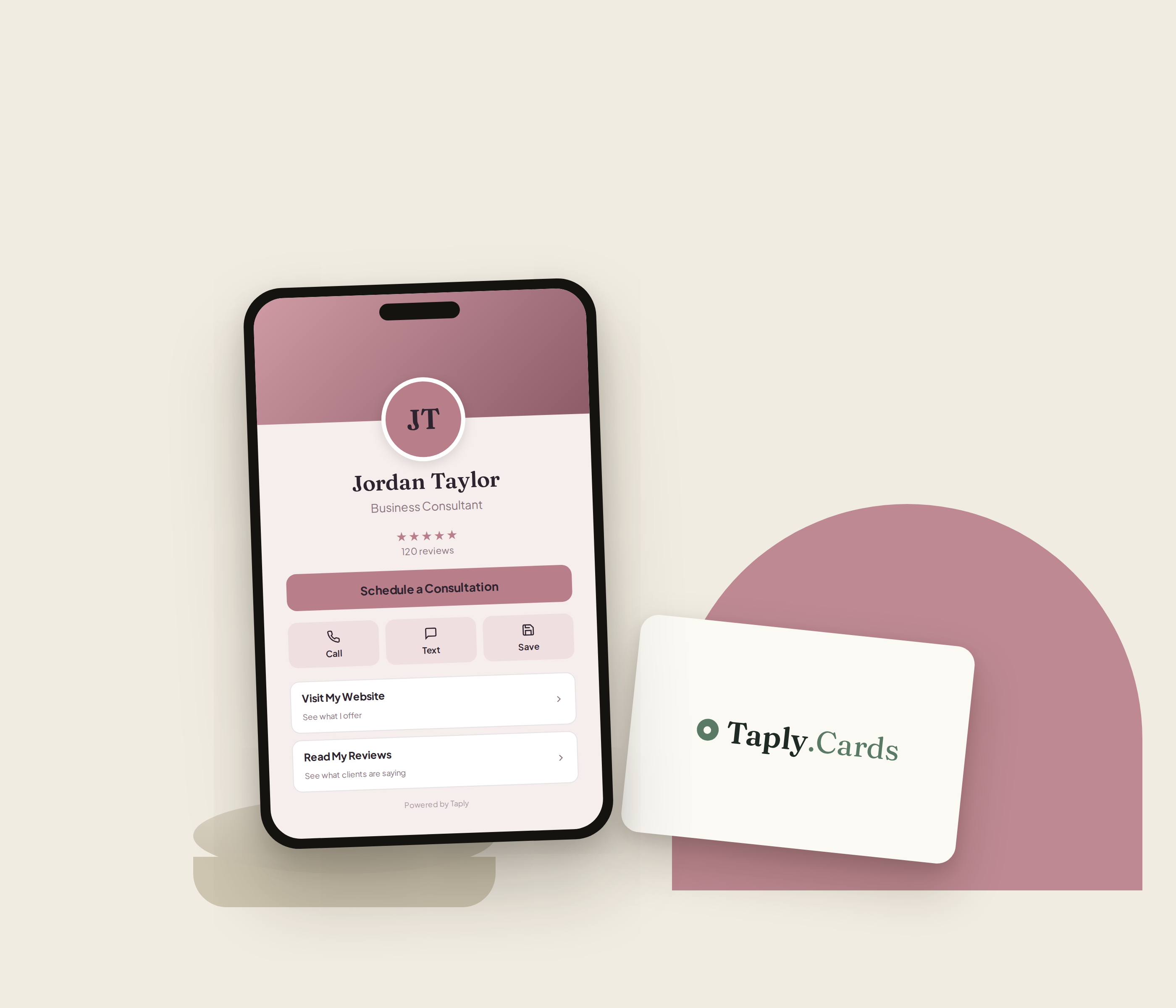 Taply.Cards — Card + Profile