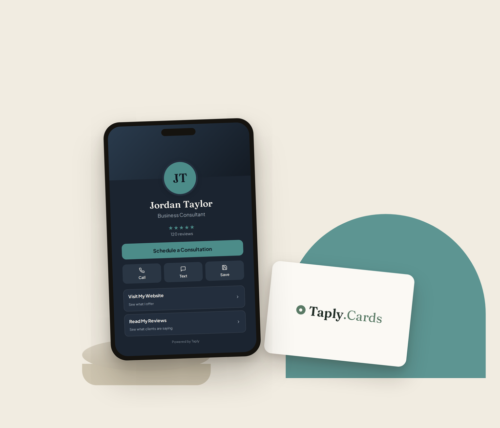 Taply.Cards — Card + Profile