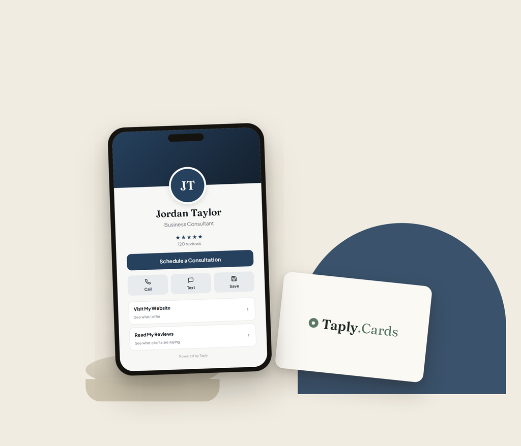 Taply.Cards — Card + Profile