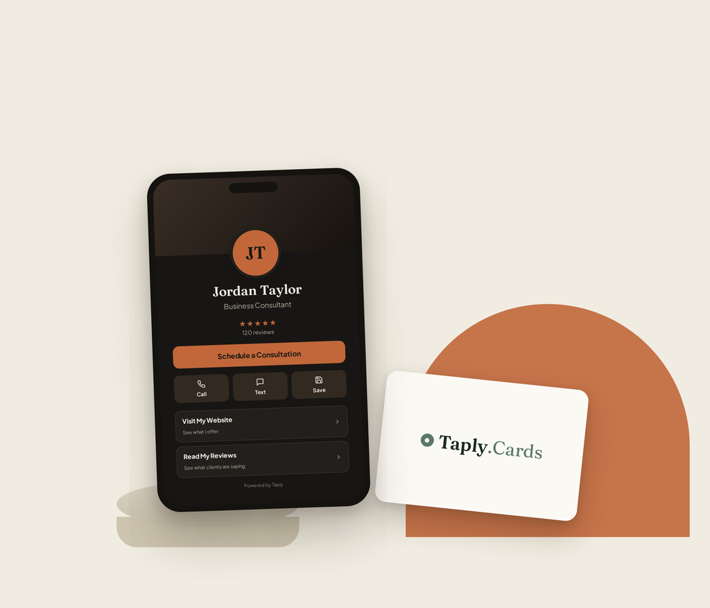 Taply.Cards — Card + Profile